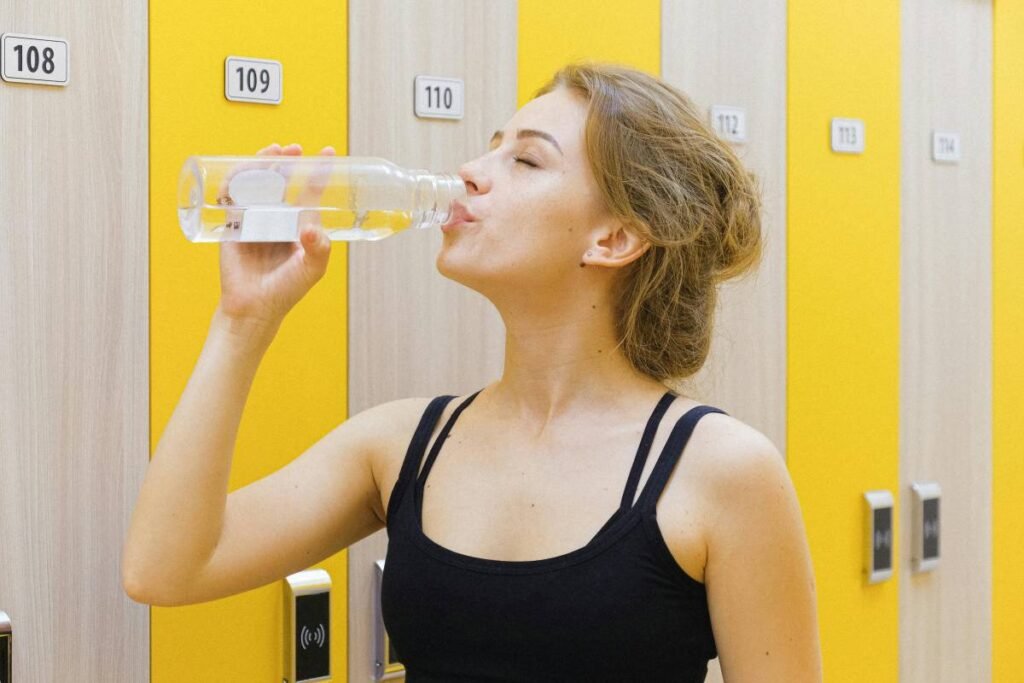 beber agua
